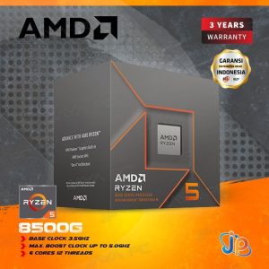 AMD Ryzen 5 8500G 3.5-5.0 GHz Desktop Processor dengan Radeon 740M Graphics