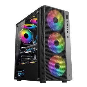 Casing PC AULA FZ008 ATX Gaming dengan Desain Modern